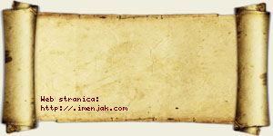 Nadja Erić vizit kartica